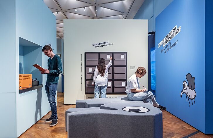 Exhibition view Outreach-Project, Pestalozzi-Fröbel-Haus 