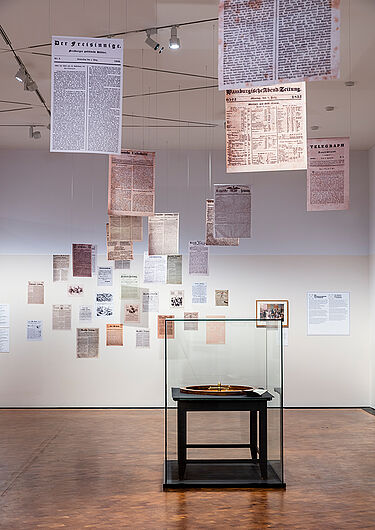 In der Ausstellung „Von Luther zu Twitter. Medien und politische Öffentlichkeit“ © DHM/David von Becker