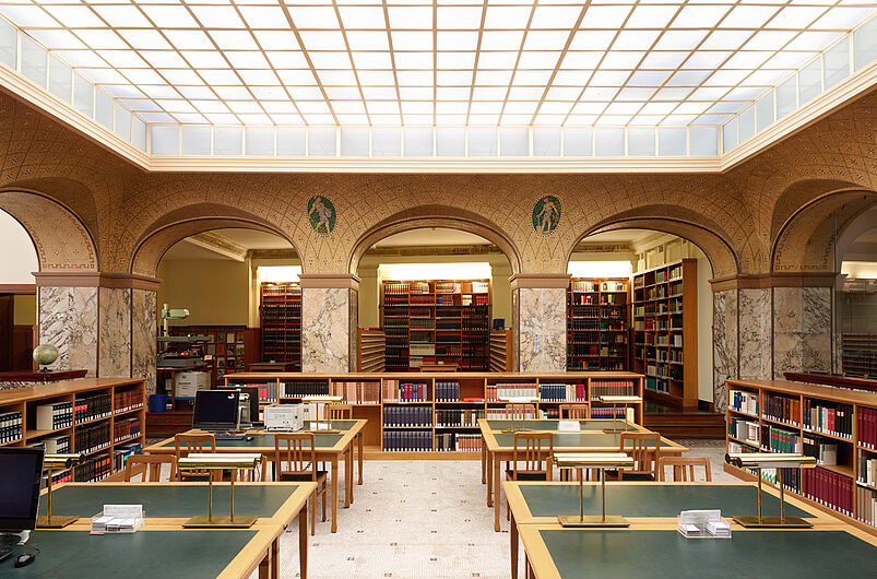 In the Library of the Deutsches Historisches Museum
