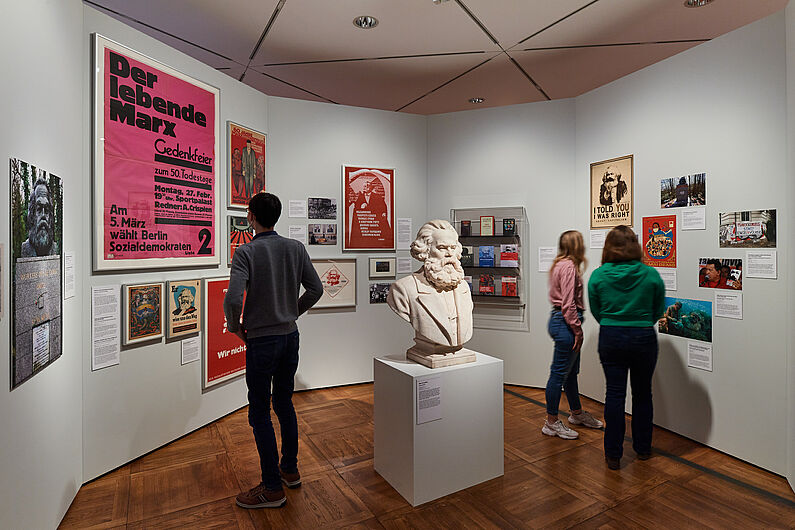 In der Ausstellung „Karl Marx und der Kapitalismus“