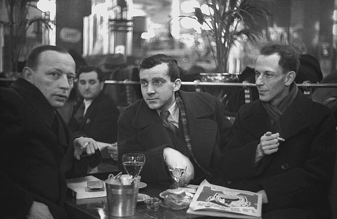 Ernst Johannsen, Bodo Uhse und Alfred Kantorowicz; Fred Stein, Paris 1935 © Fred Stein Archive Ernst Johannsen, Bodo Uhse und Alfred Kantorowicz; Fred Stein, Paris 1935 © Fred Stein Archive