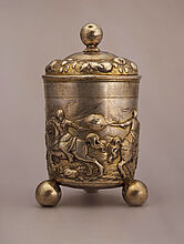 Peter Winter, Lidded Beaker with Motifs from the Turkish Wars, after 1683. Peter Winter, Lidded Beaker with Motifs from the Turkish Wars, after 1683. (Inv.Nr. KG 99/158)
