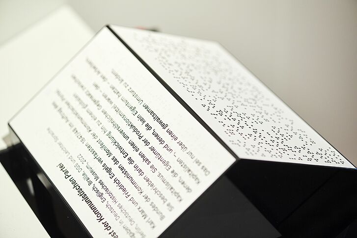 Ausstellungsansicht „Karl Marx und der Kapitalismus“