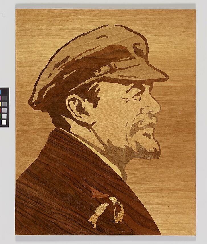 Porträt von Lenin.