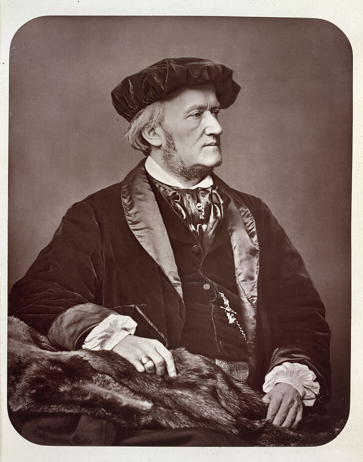 Historische Fotografie: Porträt Richard Wagners