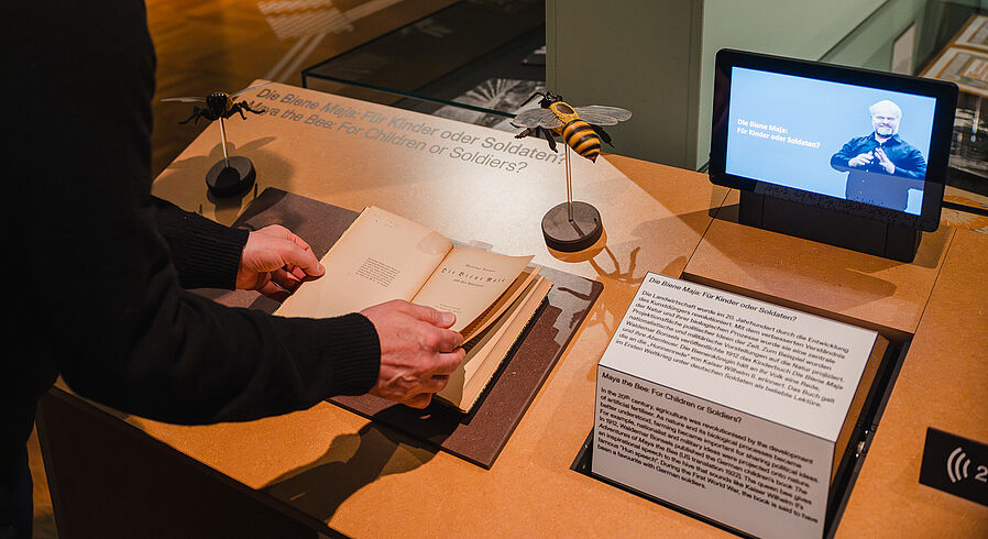 Eine inklusive Station in einer Ausstellung