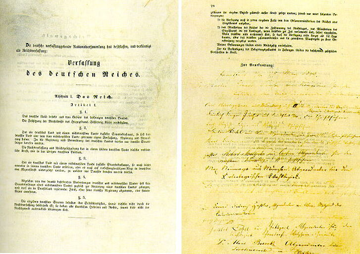 Verfassung des Deutschen Reiches vom 28. März 1849.