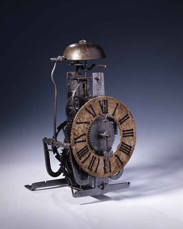 Wanduhr, um 1520, Eisen 