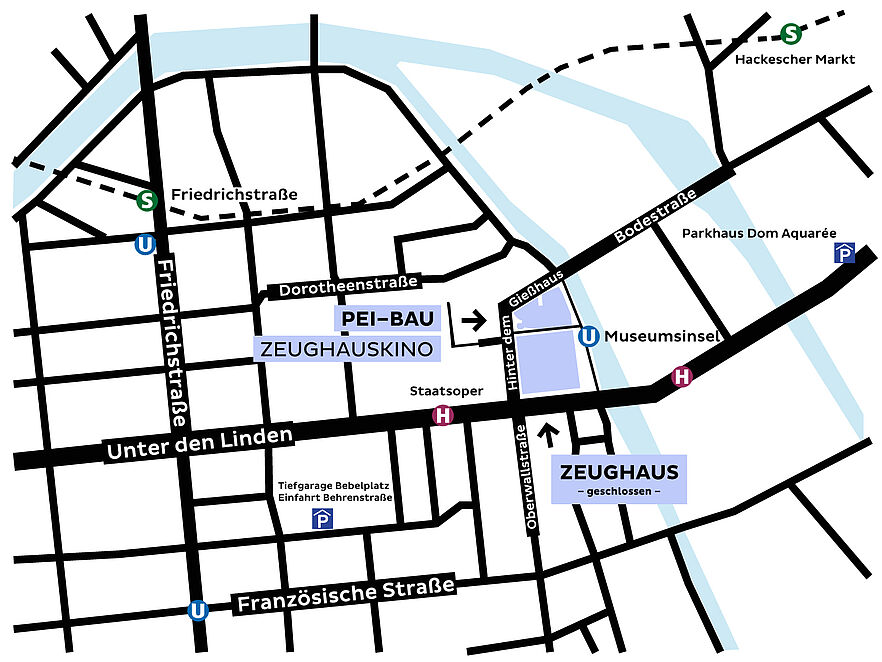 Lageplan des Deutschen Historischen Museums