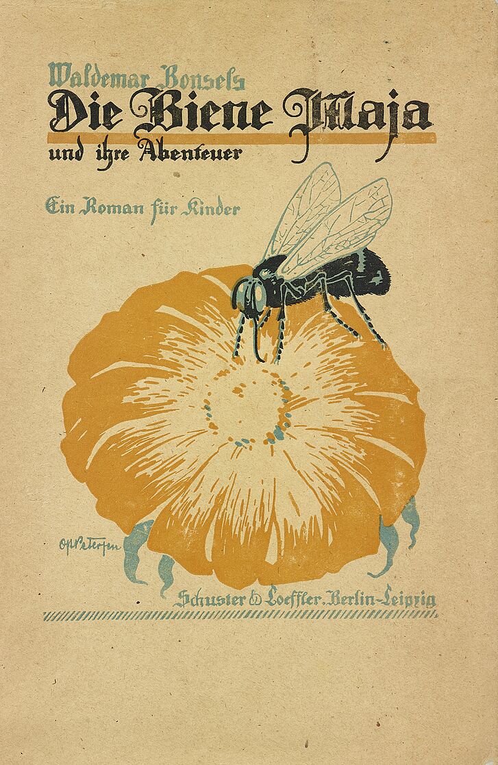 Waldemar Bonsels (1880–1952), The Adventures of Maya the Bee, Berlin, 1918 Book: The Adventures of Maya the Bee