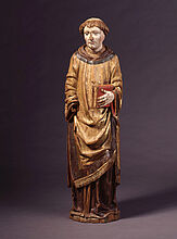 Holy monk, ca. 1500. (Inv.Nr. Kg 90/7)