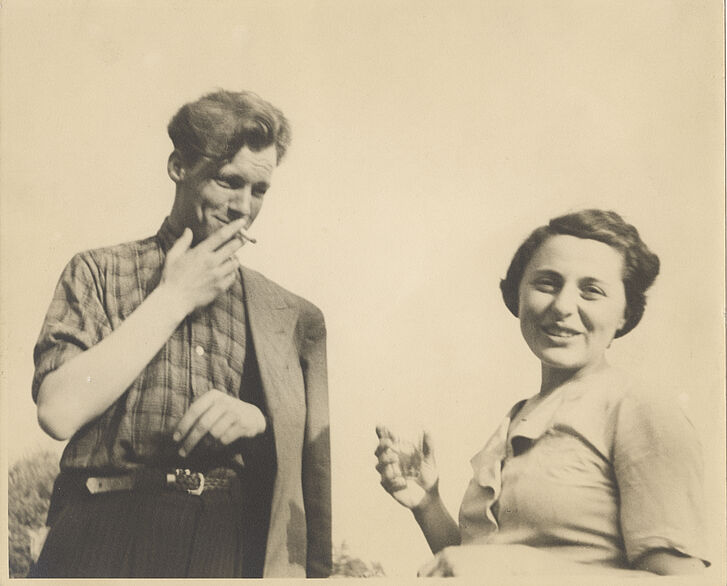 Willy Brandt and Rosa Lenz Paris, 1937/1938 © Bonn, Archiv der sozialen Demokratie/Stanfordville, NY, Fred Stein Archive