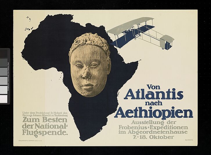 Der Kopf einer Skulptur auf dem Afrikanischen Kontinent.