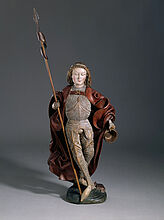 Hans Klocker, The Holy Florian in Armour, ca. 1485. (Inv.Nr. Pl 92/2)