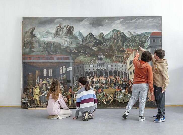 Rein ins Gemälde! Eine Zeitreise für Kinder: Kluge Zauberdrachen