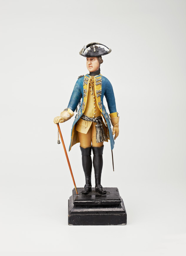 Wax figure of an officer, Dragoon Regiment D XI, Prussia, around 1750 © DHM
