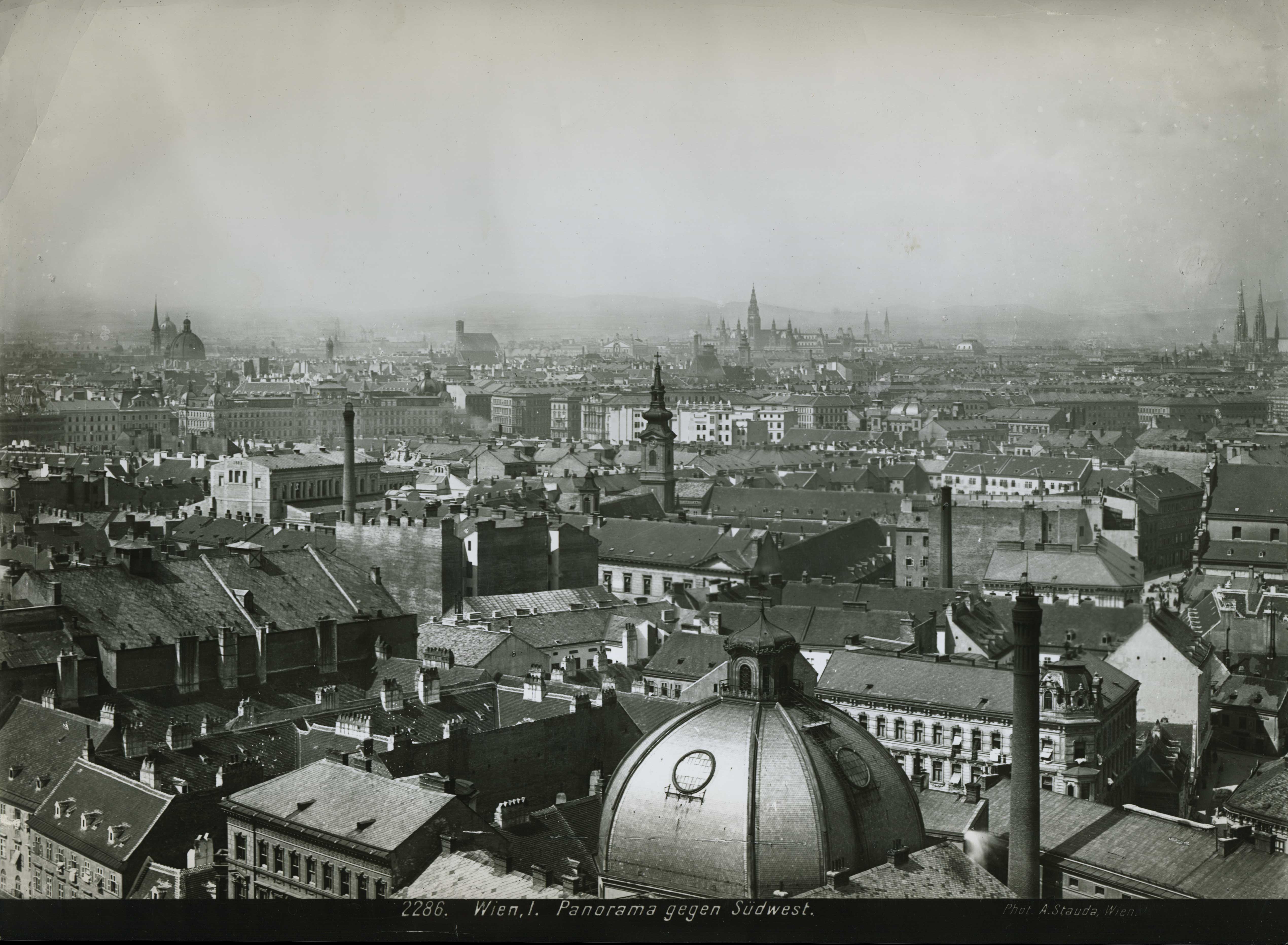 Panorama Wien, Leo Baeck Institute – New York | Berlin, Vienna Jewish Community Collection AR 2432, F 24082.