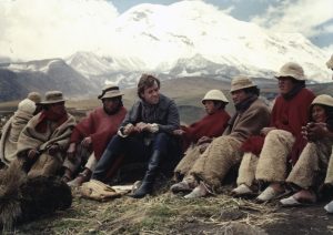 Jan Josef Liefers als Alexander von Humboldt (vierter von links) in Rainer Simons „Die Besteigung des Chimborazo“. © DEFA Stiftung/Wolfgang Ebert.