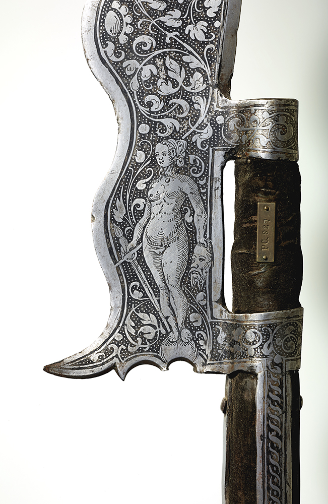 Detail of a guard’s glaive, Saxony, 1560–1580, inv. no. W 2512, © DHM
