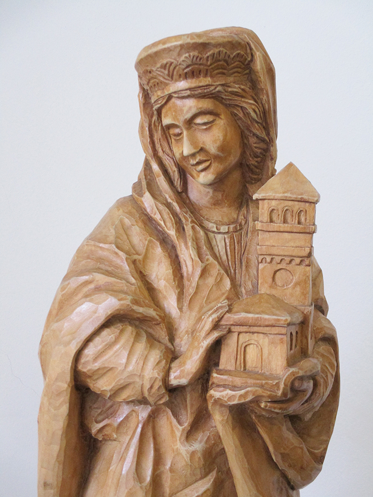 Figure of Saint Barbara, the patron saint of miners, Germany, after 1981 © DHM