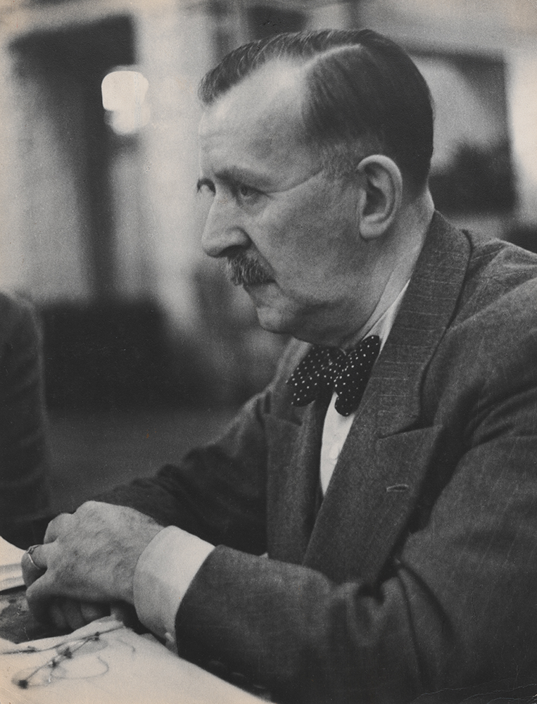 Heinrich Mann nach der Tagung zur Gründung einer Deutschen Volksfront im Hotel Lutetia in Paris, 1936 © Stanfordville, NY, Fred Stein Archive, Foto: Herling/Herling/Werner, Sprengel Museum Hannover