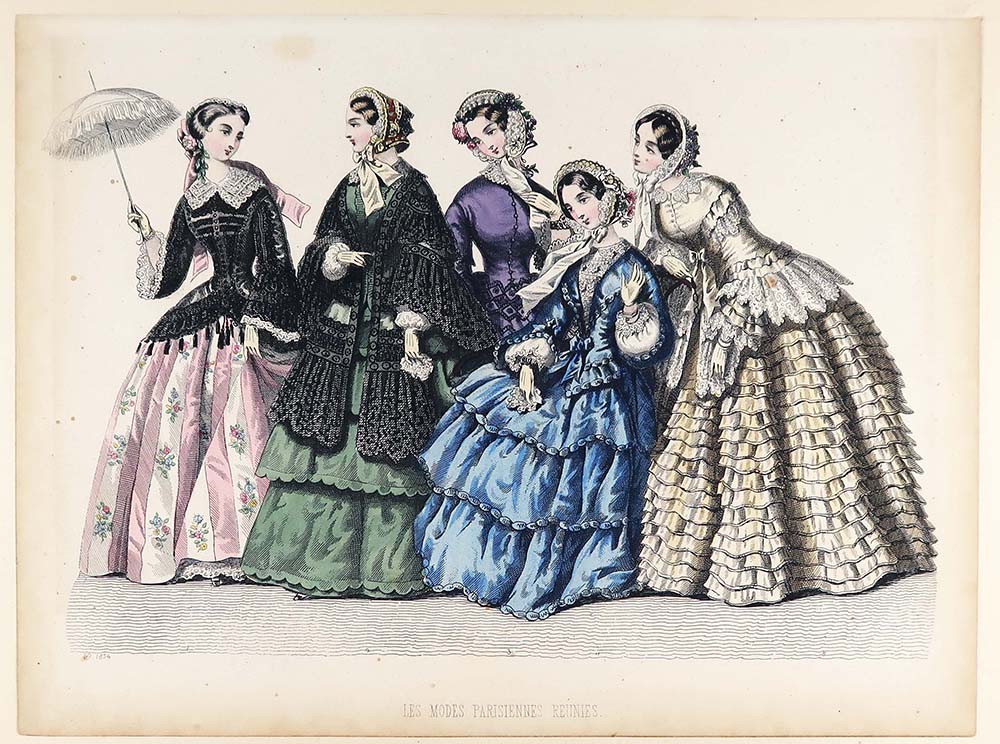 Stitching La Mode: Patterns and Dressmaking from Fashion Plates of