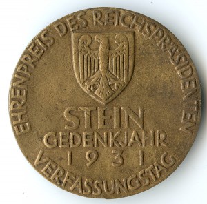 Ehrenpreis 1931, Entwurf Rudolf Bosselt