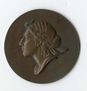 Medaille auf die Annahme der Weimarer Verfassung am 31. Juli 1919 (1920), Entwurf Heinrich Waderé