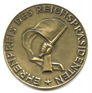Ehrenpreis 1929, Entwurf Josef Wackerle (1880-1959)