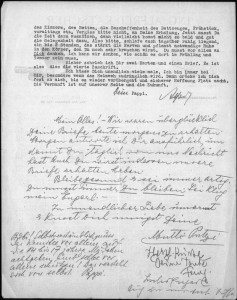 Brief von Alfred und Leopoldine Katscher an Heinz Ludwig Katscher vom 27. Dezember 1938, Leo Baeck Institute – New York | Berlin, Ludwig Katscher Collection, AR 6336, box 1, folder A