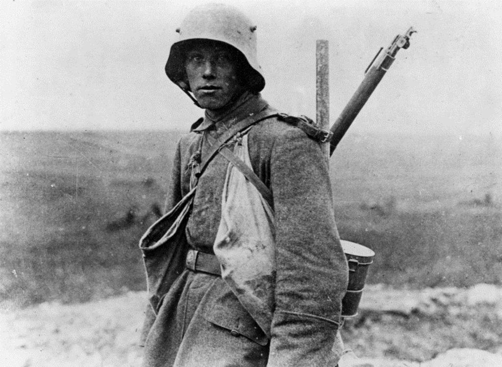 Foto: Deutscher Frontsoldat, 1916