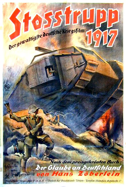 [Plakat zum NS-Propagandafilm "Stoßtrupp 1917", 1933/1934]