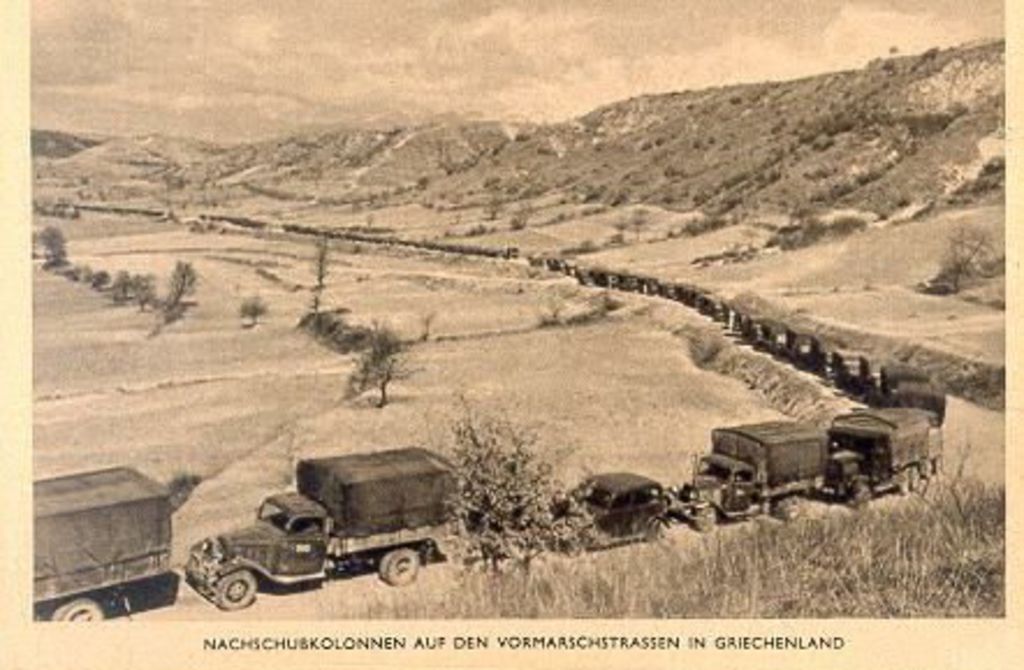 Postkarte: Wehrmacht in Griechenland, 1941