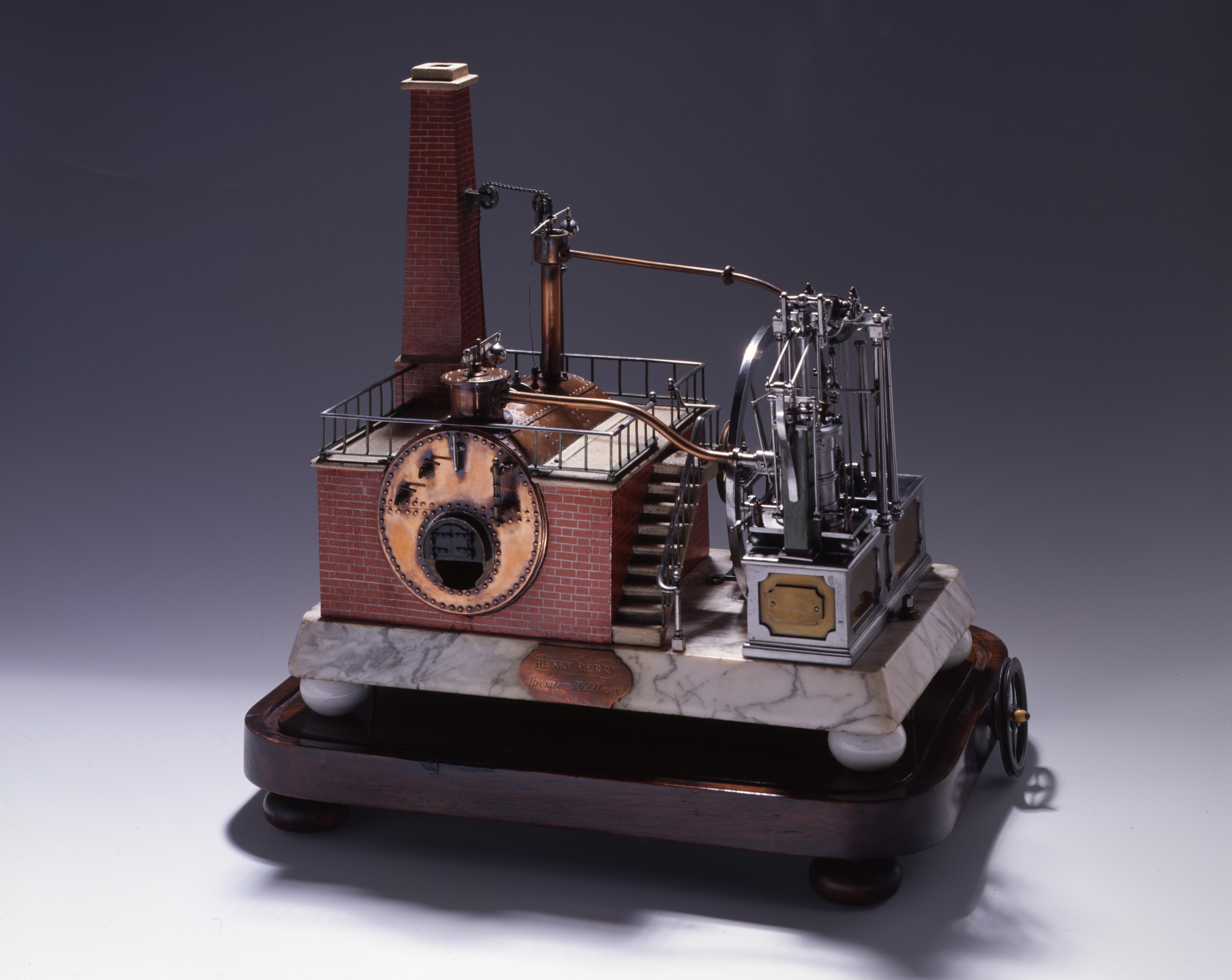 Modell: Dampfmaschine, präsentiert auf der Londoner Weltausstellung, 1851