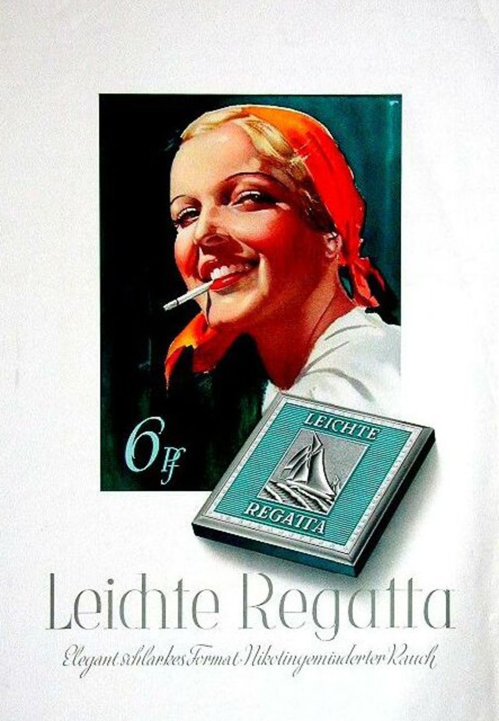 Exponat: Plakat: Zigarettenwerbung, um 1930
