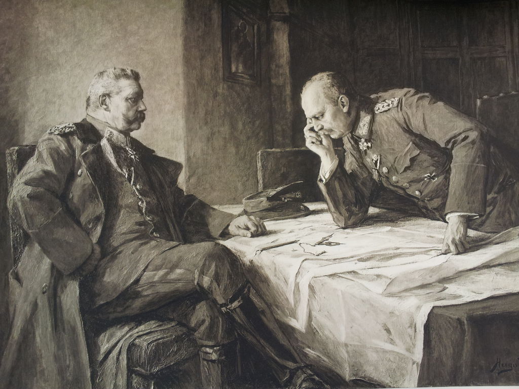 Graphik: Hindenburg und Ludendorff, 1915