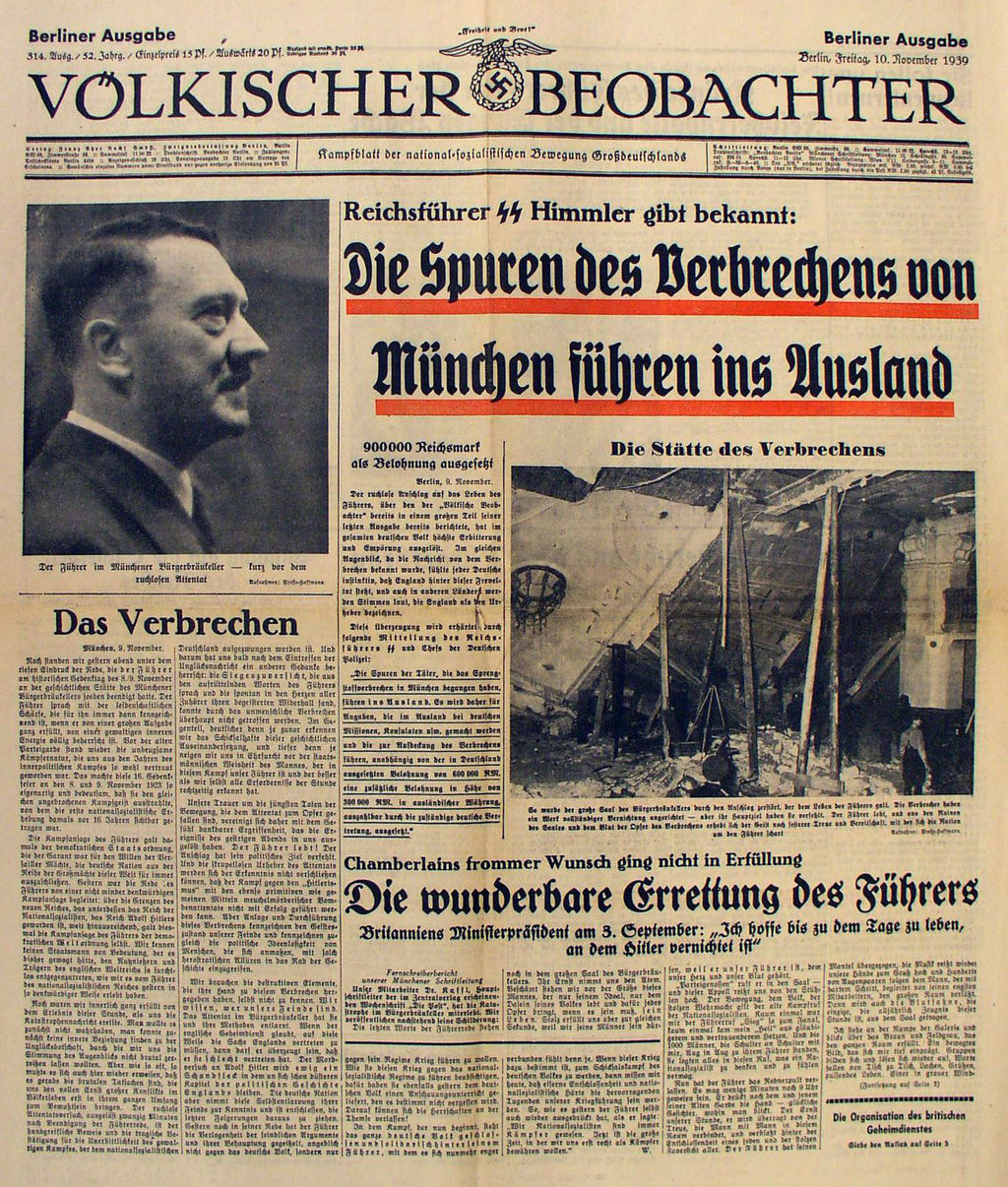 Zeitung: Völkischer Beobachter, 1939