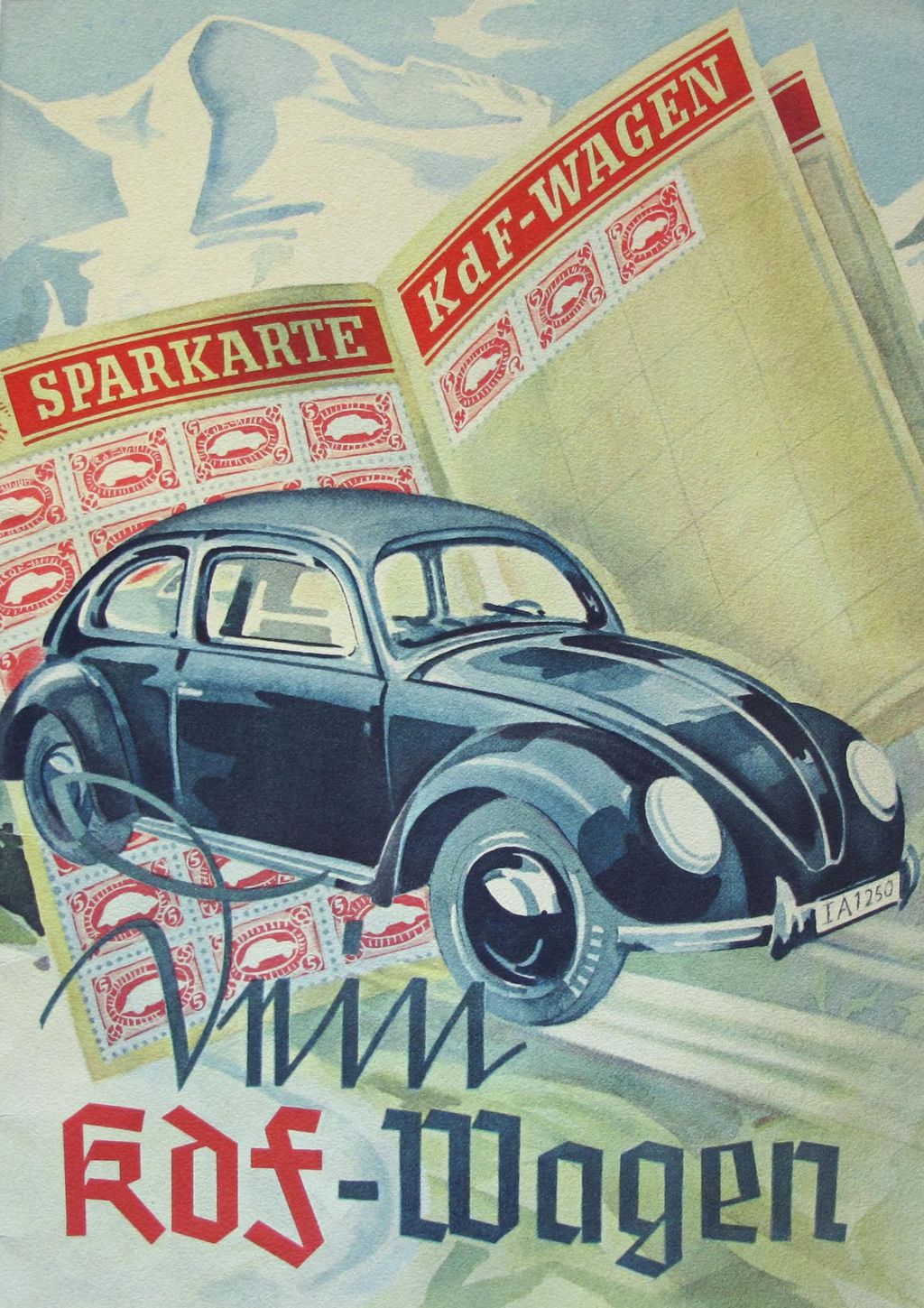 Broschüre: Werbeprospekt für den KdF-Wagen, 1938