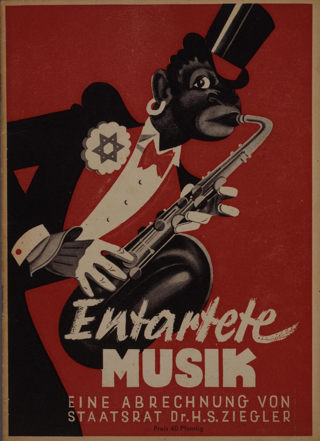 Exponat: Broschüre: Hans Severus Ziegler "Entartete Musik...", 1939