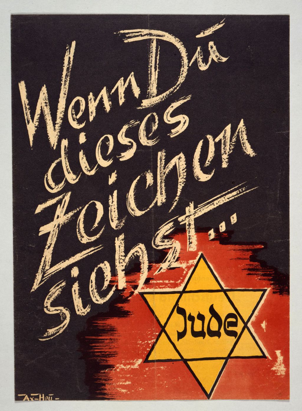 Propagandaschrift: "Wenn du dieses Zeichen siehst...", 1941