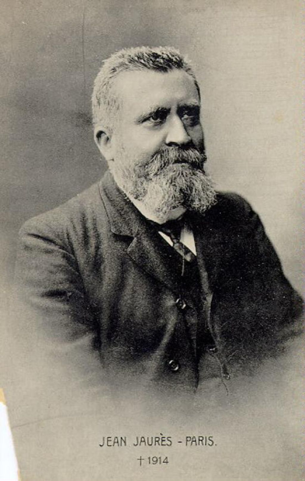 Postkarte: Jaurès, Jean, 1914