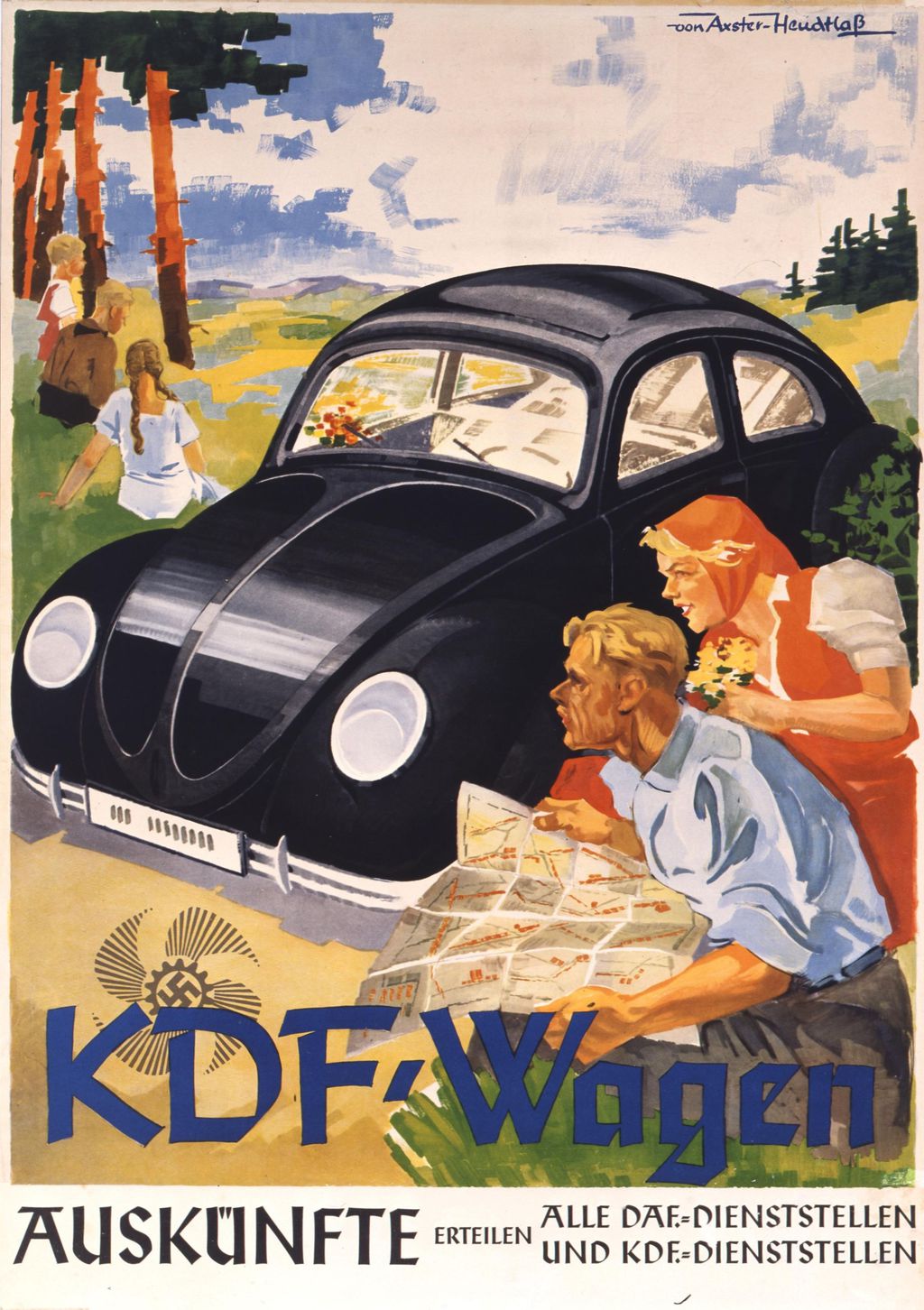 Exponat: Plakat: "KDF-Wagen", 1938