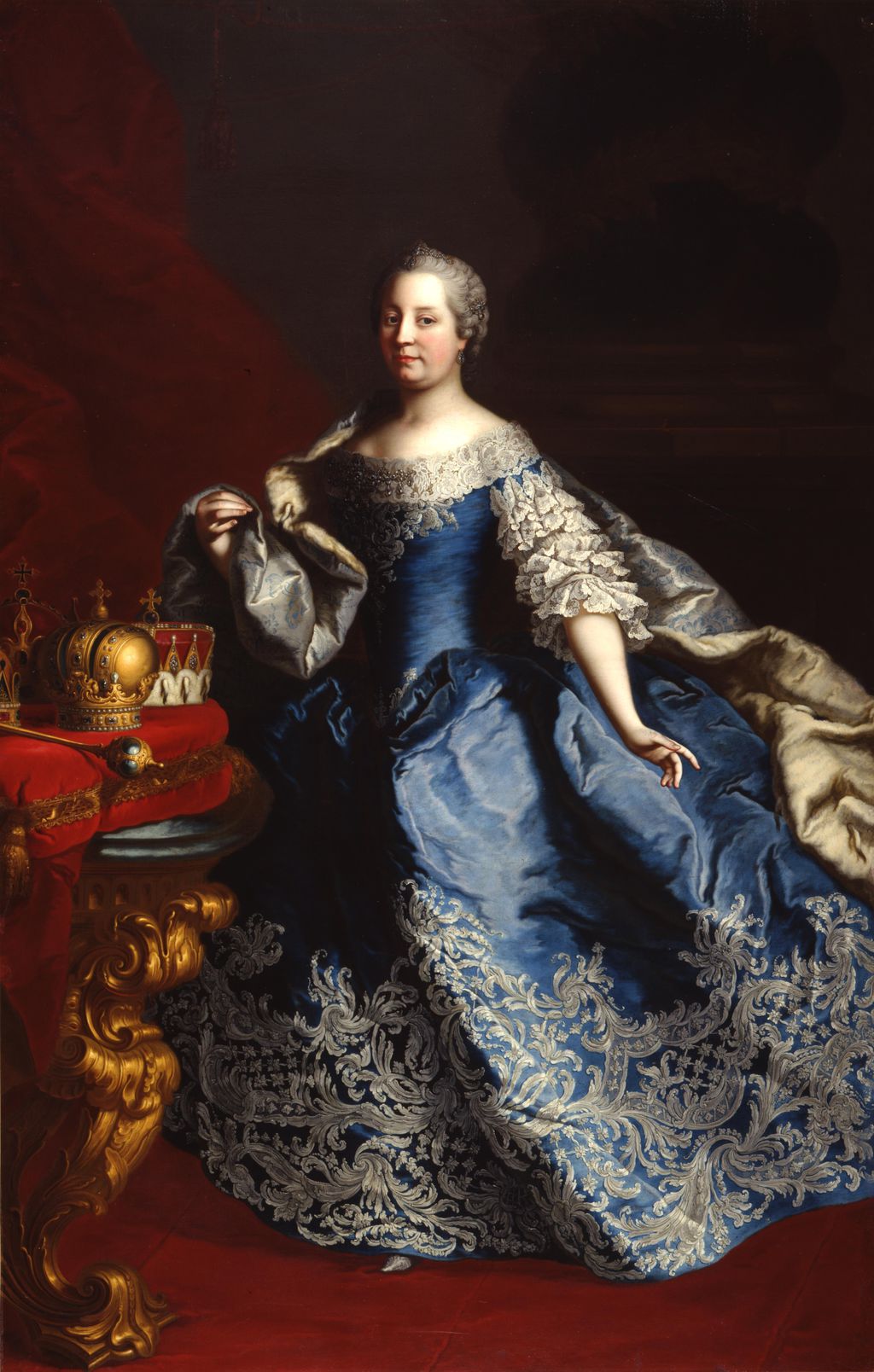 Gemälde: Gemälde: Maria Theresia, um 1745