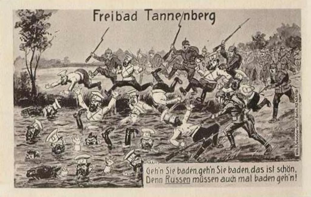 Exponat: Postkarte: Tannenbergschlacht, 1914