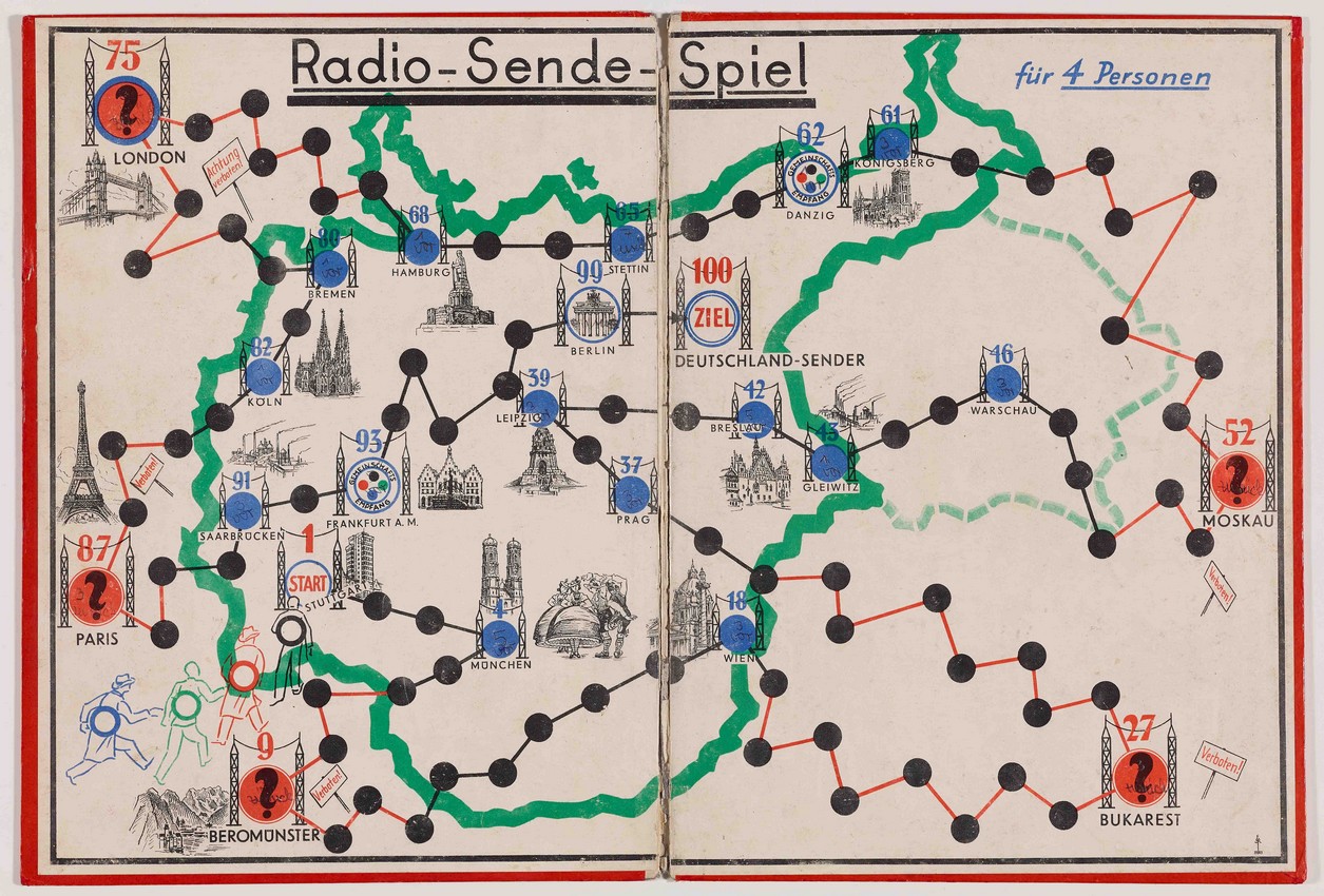 Spielplan "Radio-Sende-Spiel", um 1942