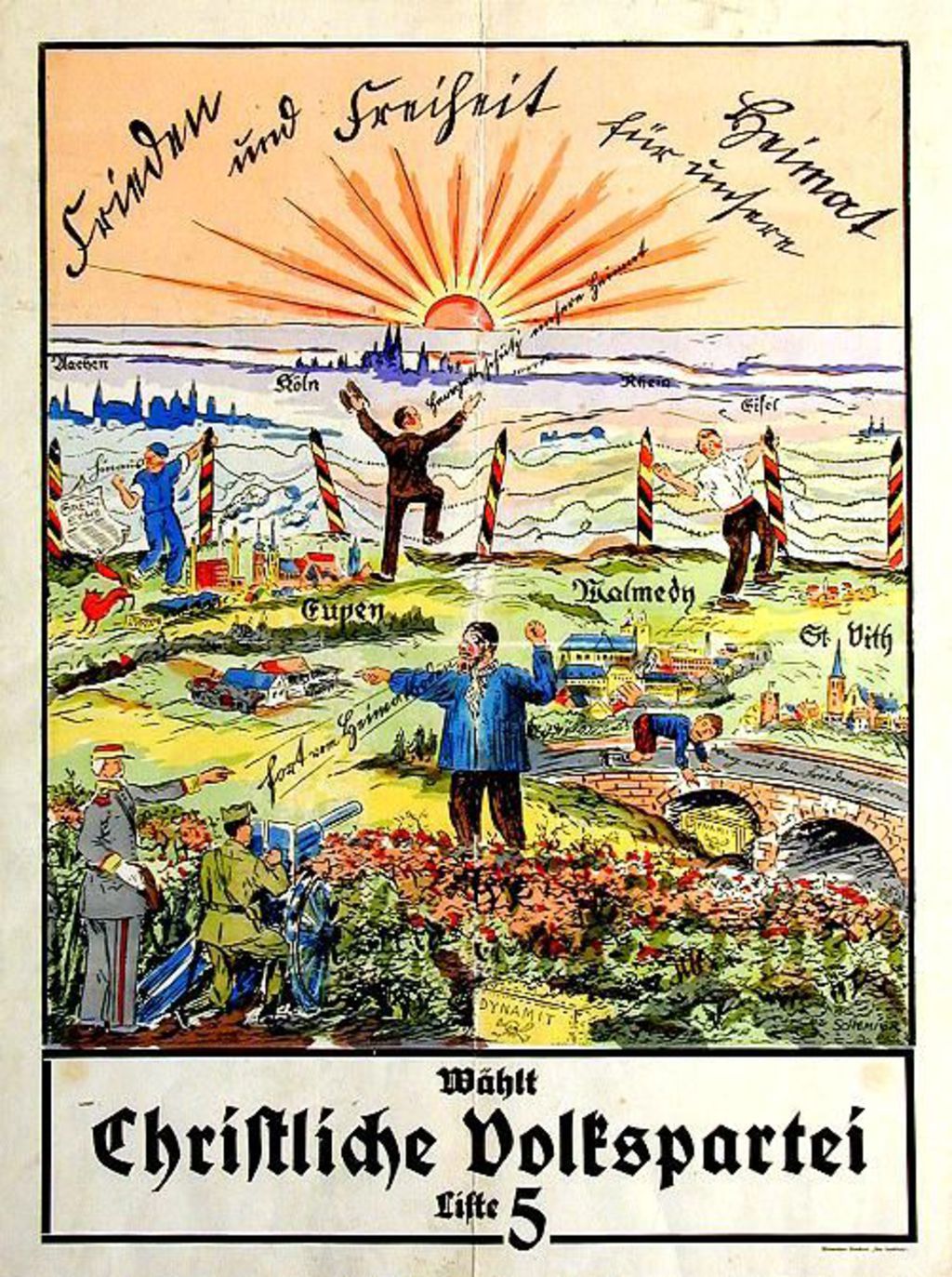LeMO Objekt - Wahlplakat der Christlichen Volkspartei, 1919