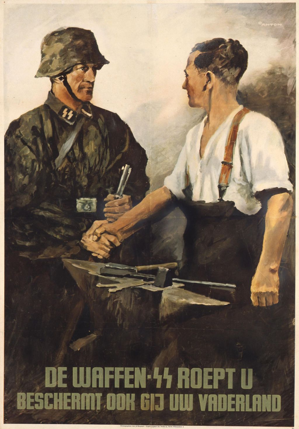 Exponat: Plakat: Waffen-SS, 1942