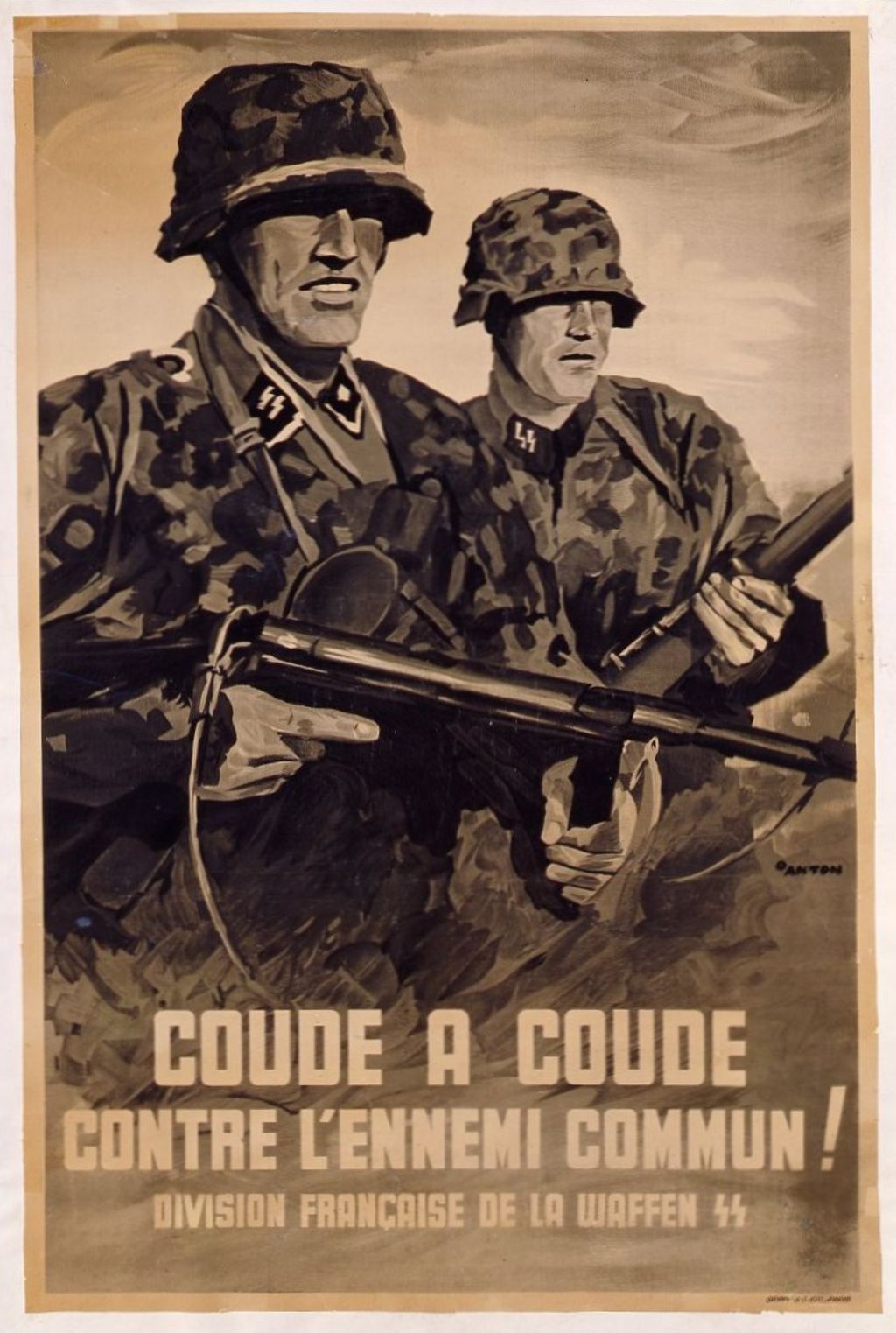 Exponat: Plakat: Waffen-SS, um 1942