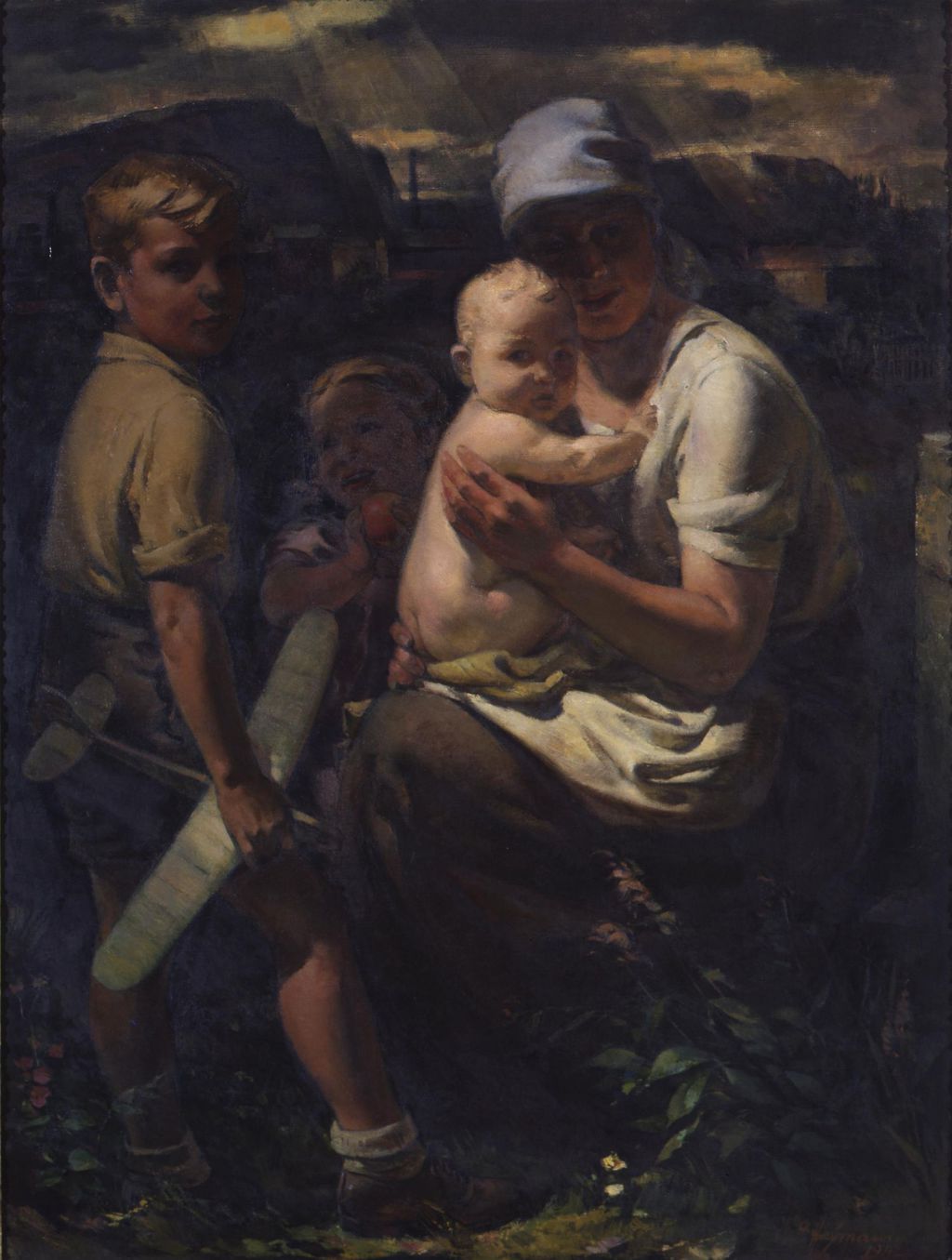 Gemälde: Heymann, Richard "Des Volkes Lebensquell", 1942