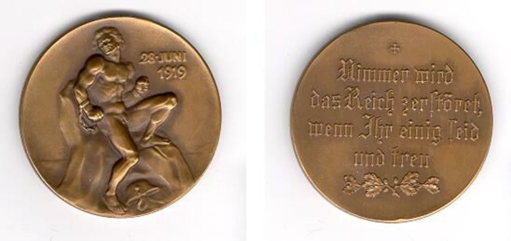 Exponat: Medaille: Versailler Vertrag, 1919